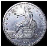 1876-S Silver Trade Dollar CLOSELY UNCIRCULATED