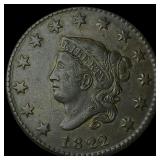 1822 Large Cent NEARLY UNCIRCULATED