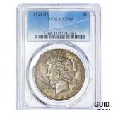 1926-D Silver Peace Dollar PCGS XF45