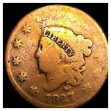 1827 Coronet Head Large Cent NICELY CIRCULATED