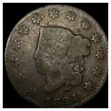 1821 Coronet Head Large Cent NICELY CIRCULATED
