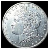 1891-S Silver Morgan Dollar CLOSELY UNCIRCULATED
