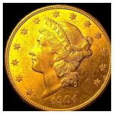 1904-S Gold $20 Liberty Head Double Eagle UNCIRCUL