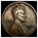 1914-S Lincoln Wheat Cent NEARLY UNCIRCULATED