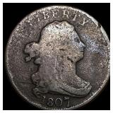 1807 Copper Half Cent NICELY CIRCULATED