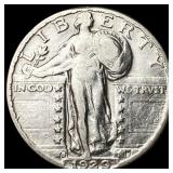 1929-S Silver Standing Liberty Quarter LIGHTLY CIR