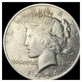 1924-S Silver Peace Dollar UNCIRCULATED