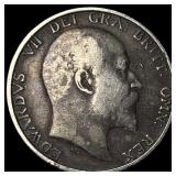 1906 Silver One Shilling Edward VII NICELY CIRCULA