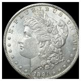 1891-S Silver Morgan Dollar CLOSELY UNCIRCULATED