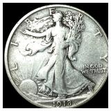 1918 Walking Liberty Half Dollar LIGHTLY CIRCULATE
