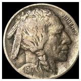 1917-D Buffalo Nickel LIGHTLY CIRCULATED