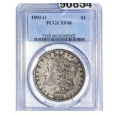 1899-O Morgan Silver Dollar PCGS XF40