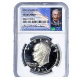 1971-S Eisenhower Dollar NGC PF68 Cameo