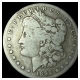 1892-S Silver Morgan Dollar NICELY CIRCULATED