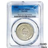 1936 Norfolk Half Dollar PCGS MS63