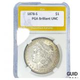 1878-S Morgan Silver Dollar PGA Brilliant UNC