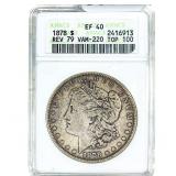 1878 REV 79 Morgan Silver Dollar ANACS EF40