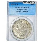 1882-O/S Morgan Silver Dollar ANACS AU55