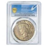 1922 Silver Peace Dollar PCGS AU55