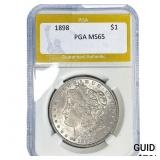 1898 Morgan Silver Dollar PGA MS65