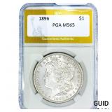 1896 Morgan Silver Dollar PGA MS65
