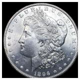 1896 Silver Morgan Dollar UNCIRCULATED