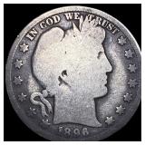1896-O Silver Barber Half Dollar NICELY CIRCULATED