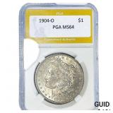 1904-O Morgan Silver Dollar PGA MS64