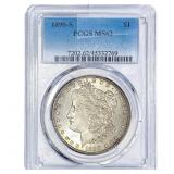 1890-S Morgan Silver Dollar PCGS MS62