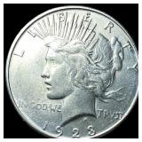 1923 Peace Silver Dollar CLOSELY UNCIRCULATED