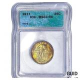 1917 Standing Liberty Quarter ICG MS63 FH