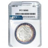 1897-S Morgan Silver Dollar PCI MS65