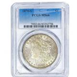 1879-S Morgan Silver Dollar PCGS MS66