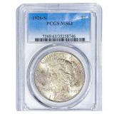 1926-S Silver Peace Dollar PCGS MS63
