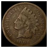 1908-S Indian Head Cent NICELY CIRCULATED