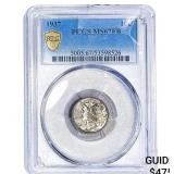 1937 Mercury Silver Dime PCGS MS67 FB