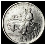 1925 Stone Mountain Silver Half Dollar GEM BU