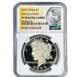 2023-S Silver Peace Dollar NGC PF70 Ultra Cameo