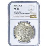 1879-O Morgan Silver Dollar NGC AU58