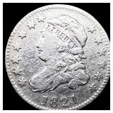 1821 Capped Bust Dime CLOSELY UNCIRCULATED