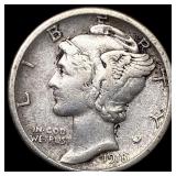 1918-S Silver Mercury Dime NEARLY UNCIRCULATED