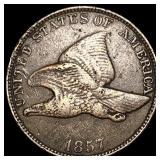 1857 Flying Eagle Cent NEARLY UNCIRCULATED