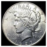 1927-S Silver Peace Dollar CLOSELY UNCIRCULATED