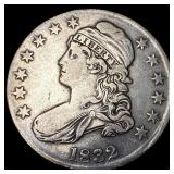 1832 Capped Bust Half Dollar NEARLY UNCIRCULATED