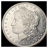 1885 Silver Morgan Dollar CLOSELY UNCIRCULATED