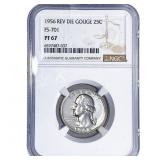 1956 Washington Silver Quarter NGC PF67 Rev Die Go
