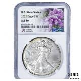 2022 Silver Eagle NGC MS70
