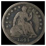 1844-O Silver Half Dime LIGHTLY CIRCULATED