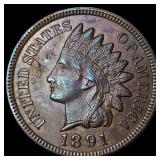 1891 Indian Head Cent UNCIRCULATED
