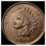 1901 Indian Head Cent CHOICE BU